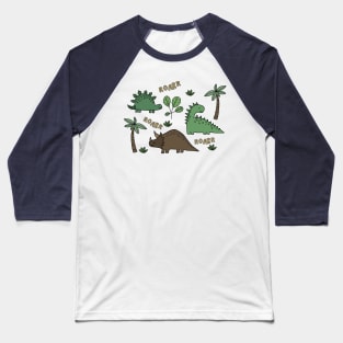 Dinosaur drawing Baseball T-Shirt